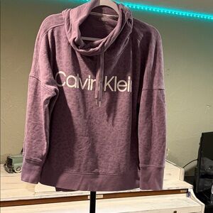 Calvin Klein Women's Cowl Neck Sweater in Lavender